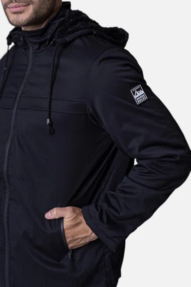 Jaqueta Masculina Broken Rules Peluciada Preta Jaqueta Masculina Broken Rules Peluciada Preta