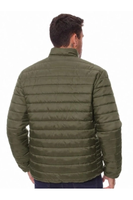 Jaqueta Masculina Matelassê Gola Alta Crocker