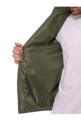 Jaqueta Masculina Matelassê Gola Alta Crocker