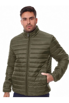 Jaqueta Masculina Matelassê Gola Alta Crocker