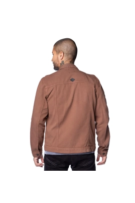 Jaqueta Max Denim Sarja Masculina Marrom Jaqueta Max Denim Sarja Masculina Marrom