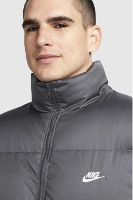 Jaqueta Nike Puffer De Nylon Masculina Cinza Jaqueta Nike Puffer De Nylon Masculina Cinza