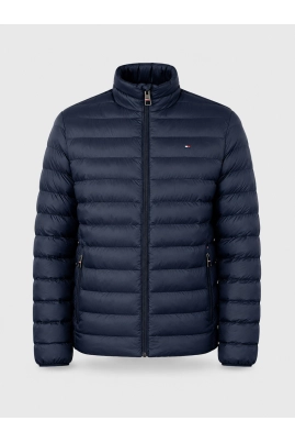 Jaqueta Tommy Hilfiger Core Packable Recycled Azul Marinho