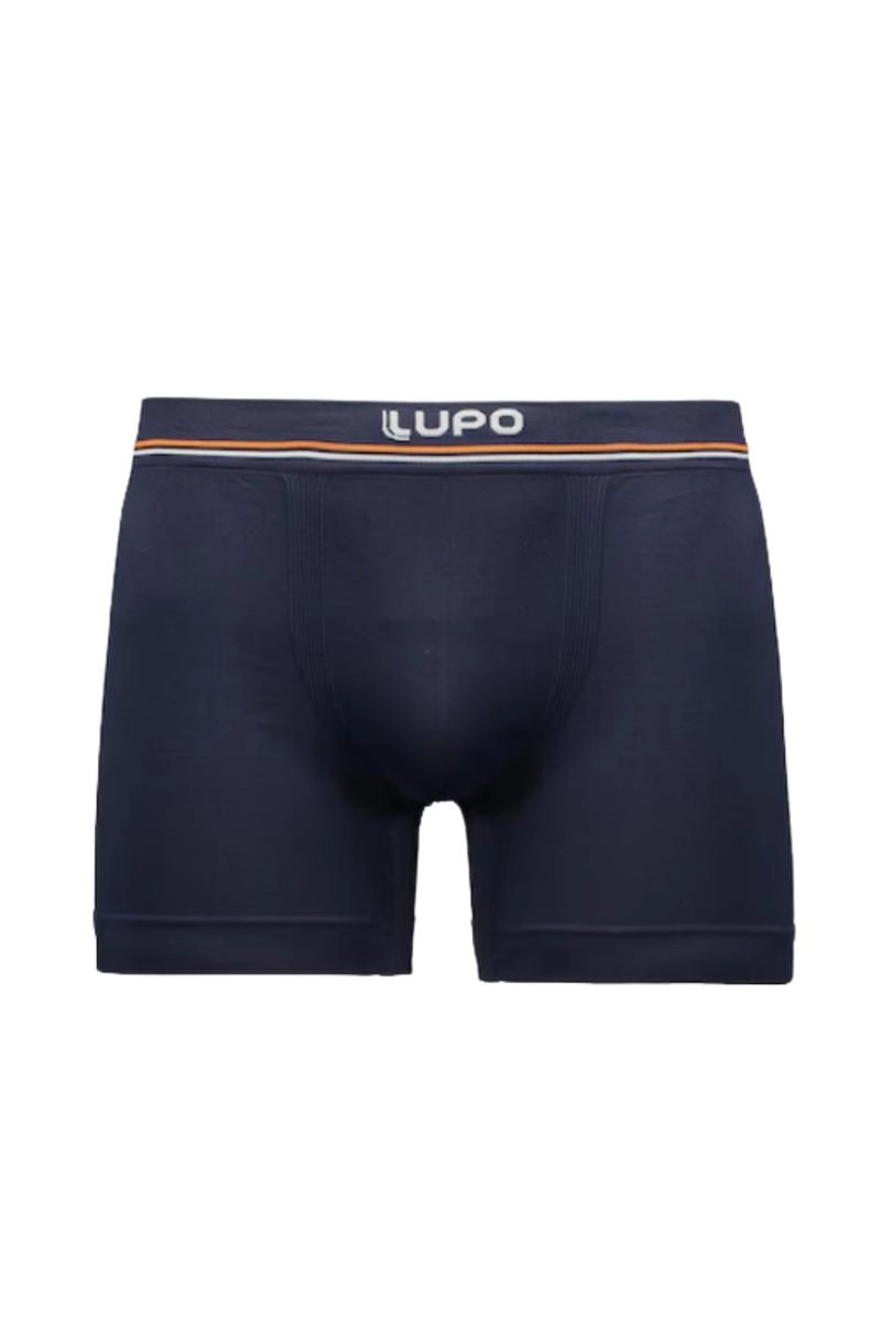 Kit com 2 Cuecas Lupo Microfibra Box Masculina  Preto e Marinho