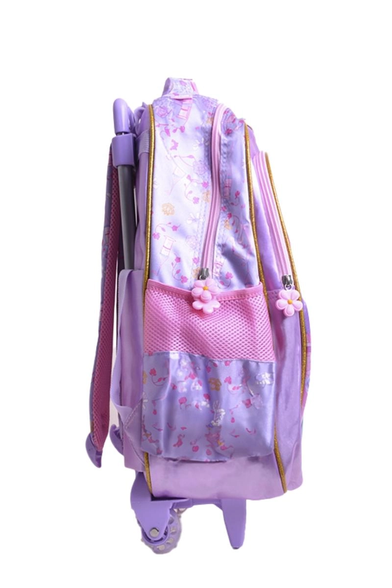 Kit Mochila de Rodinhas Yins Princesas Feminino