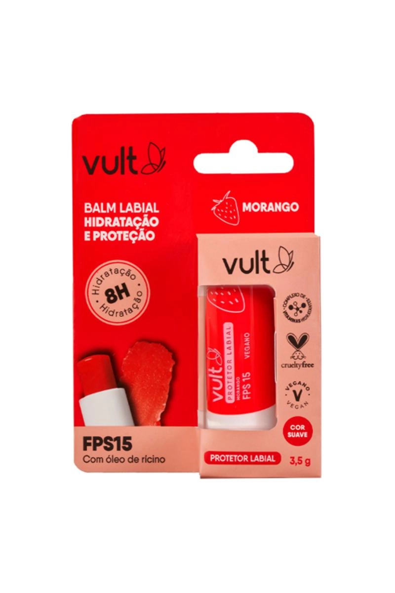 Lip Balm Vult Protetor Labial Morango Lip Balm Vult Protetor Labial Morango