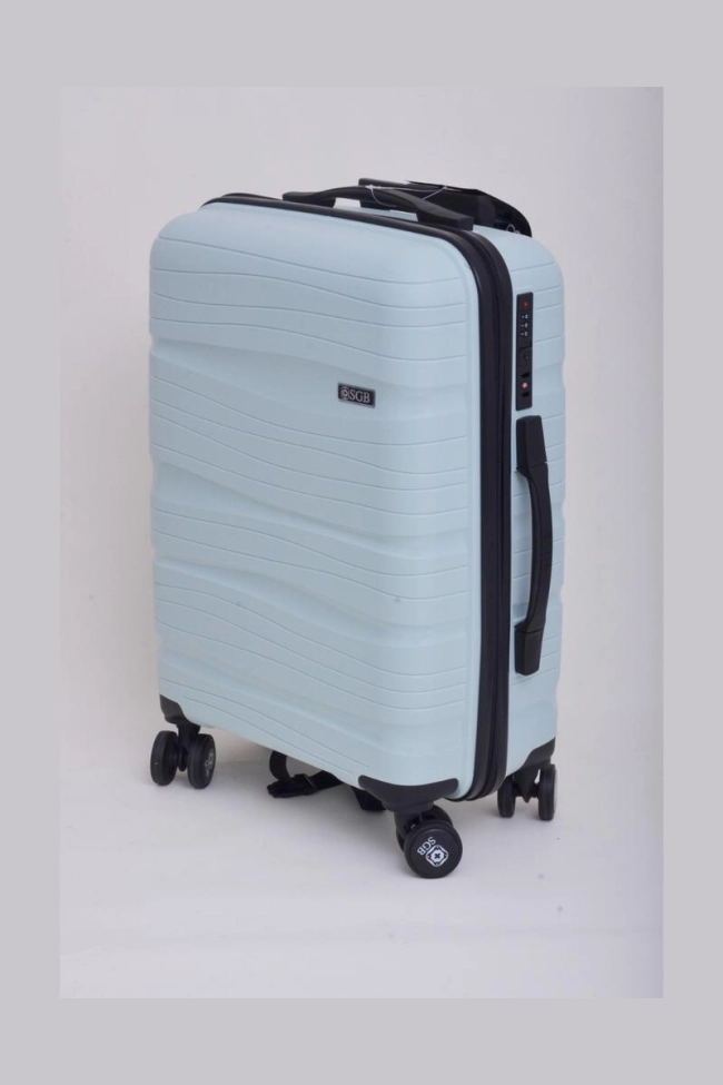 Mala Crocker De Viagem Abs Azul Bebe Mala Crocker De Viagem Abs Azul Bebe