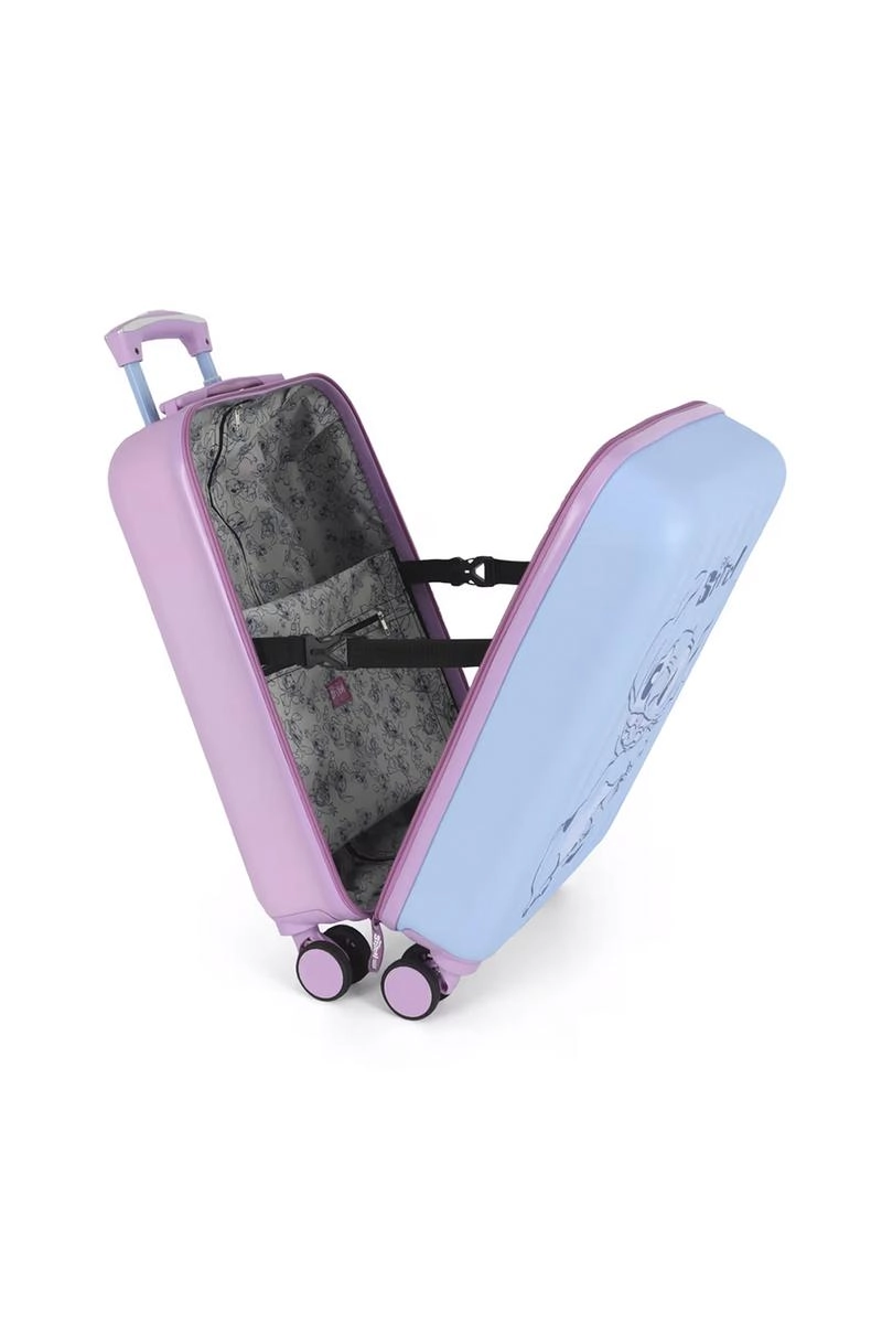 Mala Luxcel Stitch 4 Rodas 360 Graus Infantil
