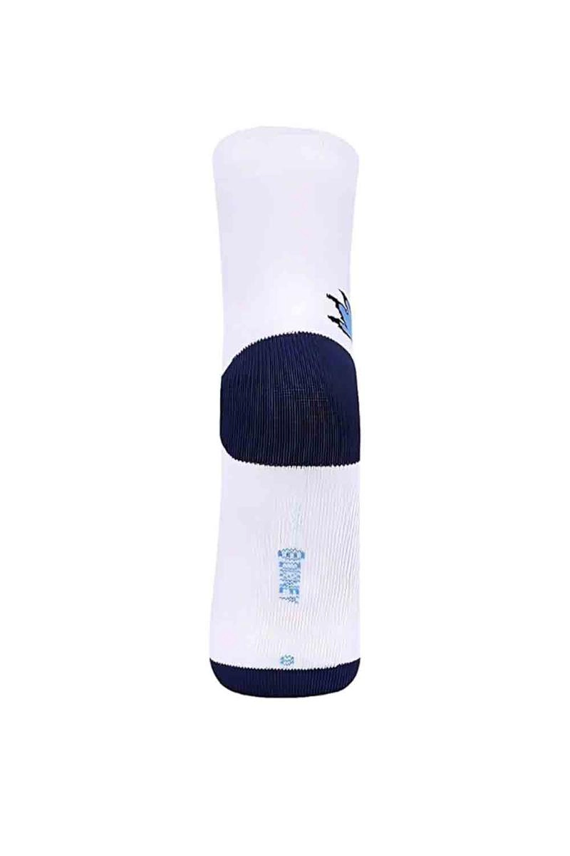 Meia Lupo Stitch Infantil Unissex Branca