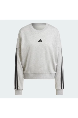 Moletom Careca Feminino Adidas Essentials Cinza Moletom Careca Feminino Adidas Essentials Cinza