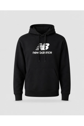 Moletom Masculino Canguru New Balance Preto