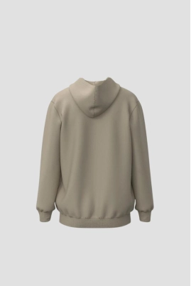 Moletom Freesurf Canguru Zíper Capuz Masculino Bege Moletom Freesurf Canguru Zíper Capuz Masculino Bege
