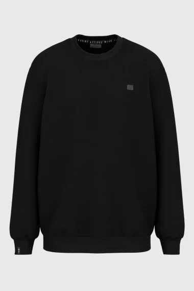 Moletom Freesurf Sem Capuz Logo Masculino Preto Moletom Freesurf Sem Capuz Logo Masculino Preto