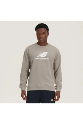 Moletom New Balance Essentials Basic Masculino Bege Moletom New Balance Essentials Basic Masculino Bege