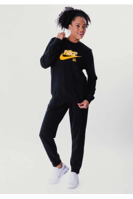Moletom Nike Club Fleece feminino French Terry Graphic Crew Produto - Moletom Nike Club Fleece feminino French Terry Graphic Crew