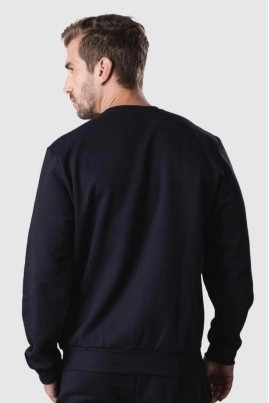 Moletom SBA Sem Capuz Mescla Masculino Preto Mescla Moletom SBA Sem Capuz Mescla Masculino Preto Mescla