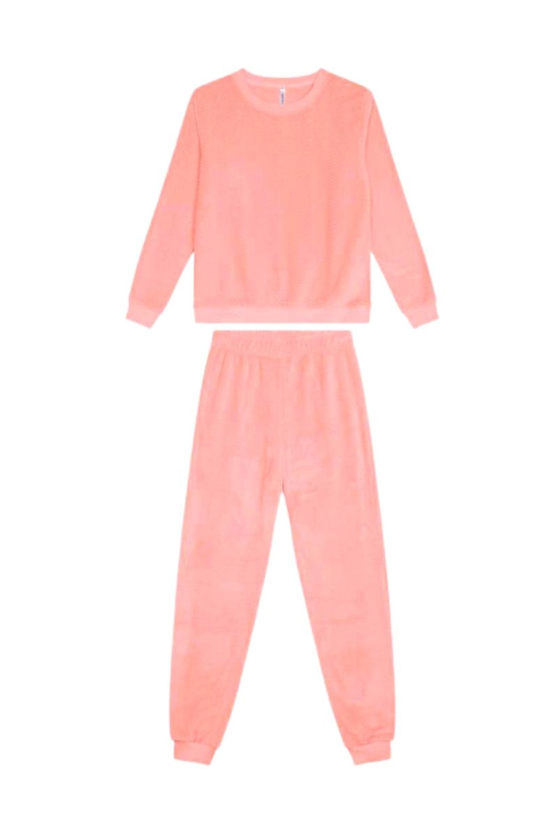 Pijama Malwee Plush Manga Longa Feminino