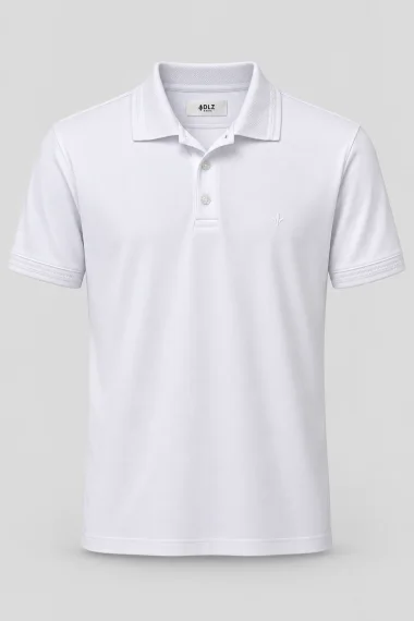 Polo Masculina Regular DLZ Branca