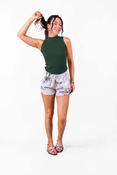 Regata Feminina Cropped Sea Brazil Verde Regata Feminina Cropped Sea Brazil Verde