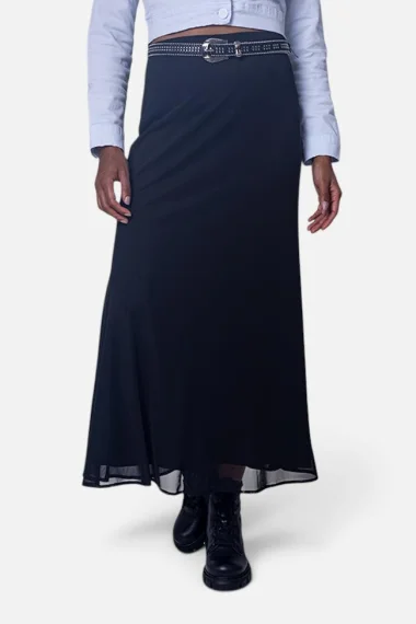Saia Feminina Midi em Tule Gabip