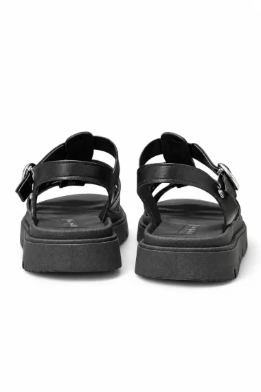 Sandália Feminina Flatform Moleca Tratorada Preto Sandália Feminina Flatform Moleca Tratorada Preto