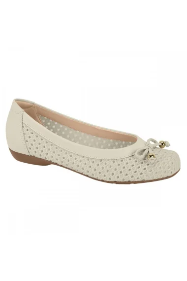 Sapatilha Modare Ultraconforto Tela Feminino Off white Produto - Sapatilha Modare Ultraconforto Tela Feminino Off white