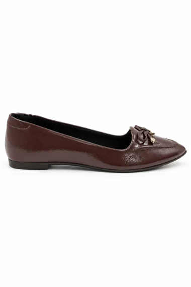 Sapatilha Moleca Bico Fino Feminina Chocolate Produto - Sapatilha Moleca Bico Fino Feminina Chocolate