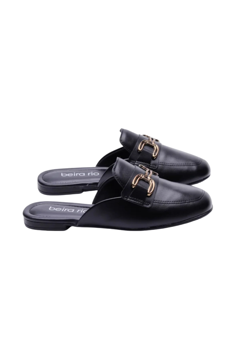 Sapato Beira Rio Mule Feminino Preto