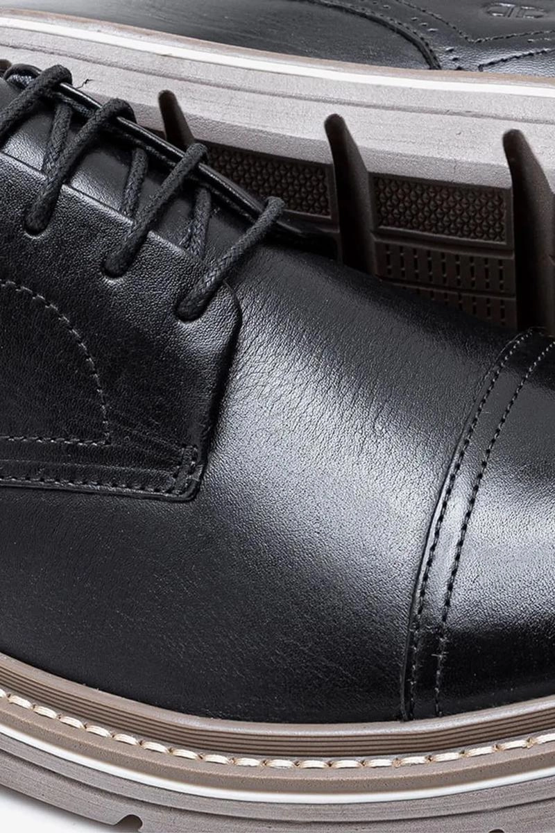 Sapato Democrata Metropolitan Masculino Preto Jeff
