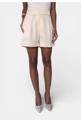 Shorts Le Ricard Alfaiataria Cós Transpassado Feminino Amarelo