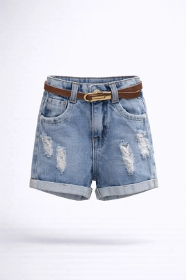 Shorts Gilas Com Cinto Infantil Feminino