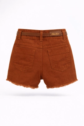 Shorts Gilas Sarja Infantil Feminino Telha