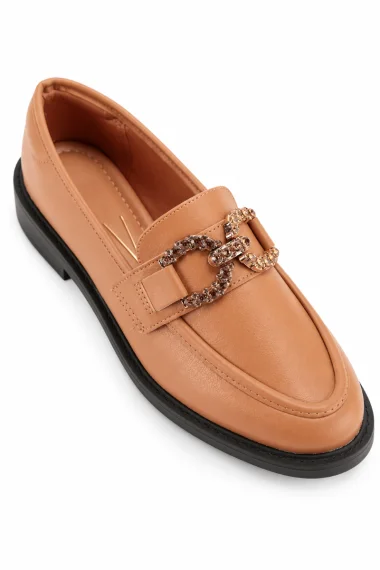 Mocassim Feminino Vizzano Napa Floather Pedrarias Caramelo Mocassim Feminino Vizzano Napa Floather Pedrarias Caramelo