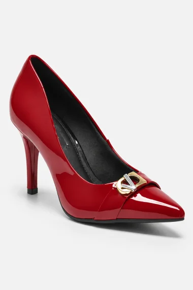 Sapato Feminino Scarpin Bico Fino Via Marte