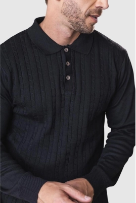 Suéter Crocker Polo Masculino Preto Suéter Crocker Polo Masculino Preto