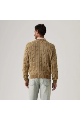 Suéter Levis Carmel Cable Crew Marrom Suéter Levis Carmel Cable Crew Marrom