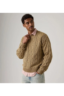 Suéter Levis Carmel Cable Crew Marrom Suéter Levis Carmel Cable Crew Marrom