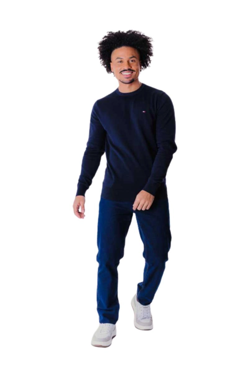Suéter Tommy Hilfiger Masculino Marinho