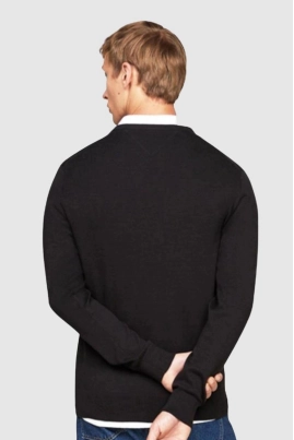 Suéter Tommy Hilfiger Masculino Preto Suéter Tommy Hilfiger Masculino Preto