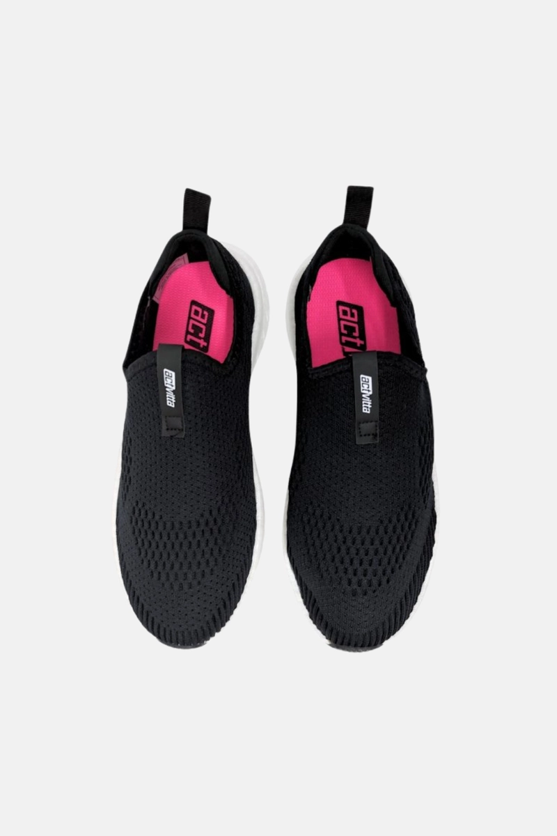 Tênis Activitta Casual Calce Fácil Masculino Preto