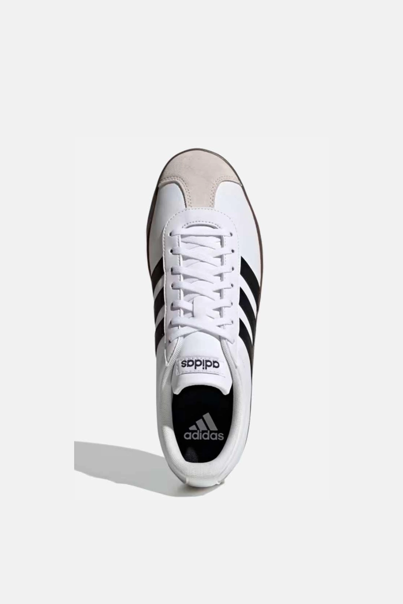Tênis Adidas Court VL Masculino Branco e Bege Tênis Adidas Court VL Masculino Branco e Bege