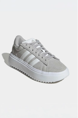 Tênis Adidas Grand Court Platform Feminino CInza Tênis Adidas Grand Court Platform Feminino CInza