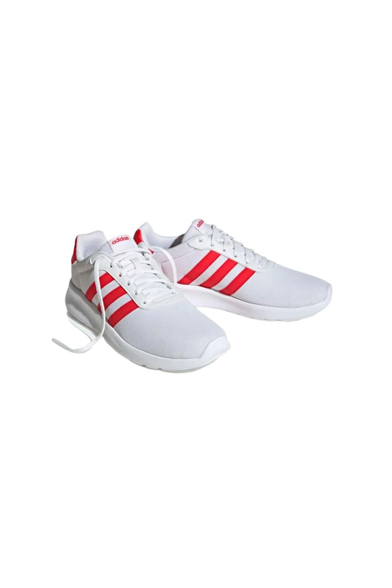 Tênis Adidas Lite Racer 3.0 Masculino Branco e Vermelho Tênis Adidas Lite Racer 3.0 Masculino Branco e Vermelho