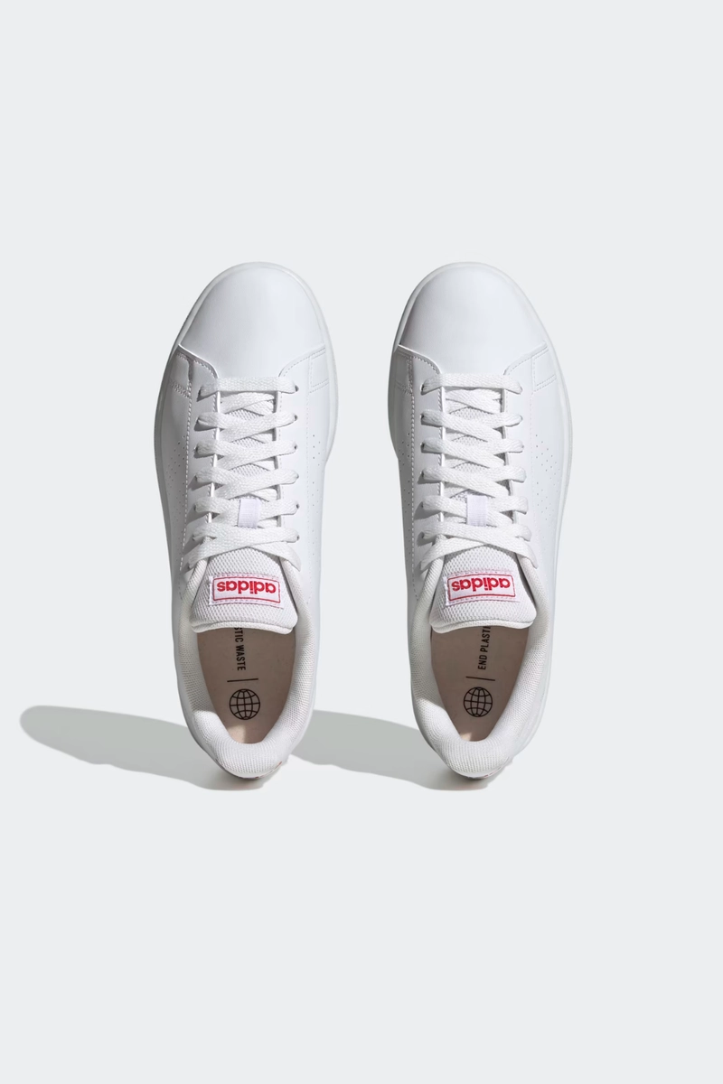 Tênis Adidas Base Court Lifestyle Advantage Masculino Branco Tênis Adidas Base Court Lifestyle Advantage Masculino Branco