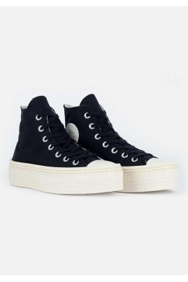 Tênis Converse Bota Plataforma Feminino Preto/Amêndoa Tênis Converse Bota Plataforma Feminino Preto/Amêndoa