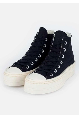 Tênis Converse Bota Plataforma Feminino Preto/Amêndoa Tênis Converse Bota Plataforma Feminino Preto/Amêndoa