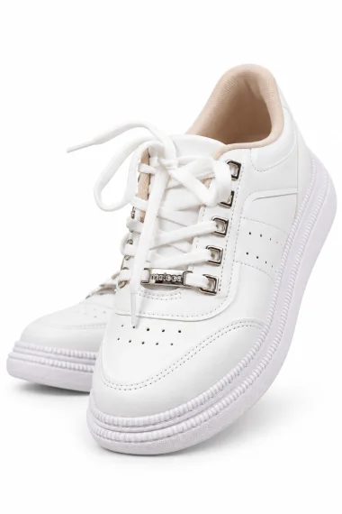 Tênis Feminino Branco Moleca Casual Tênis Feminino Branco Moleca Casual