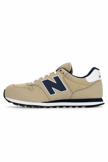 Tênis Masculino New Balance 500 Begê e Marinho Tênis Masculino New Balance 500 Begê e Marinho