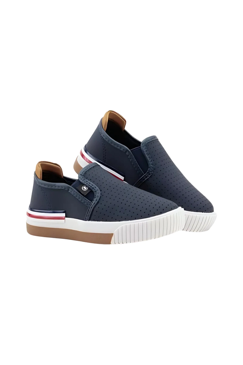 Tênis Molekinho Velcro Infantil Masculino Marinho