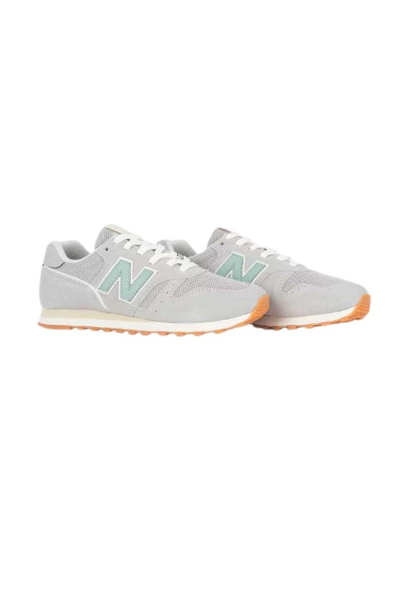 Tênis New Balance 373 Feminino Cinza e Verde Tênis New Balance 373 Feminino Cinza e Verde